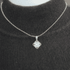 Silver Charm with 16" ball chain