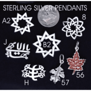 Floating Sterling Silver Ringstone Pendant