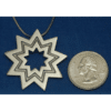 large floating star pendant