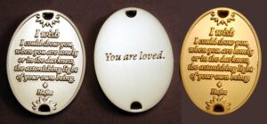 You are loved coins with Hafez quote