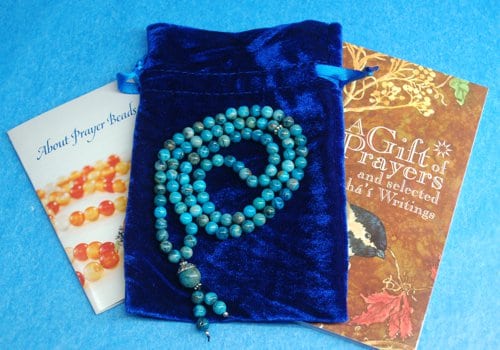 All Prayer Beads come with velvet pouch, prayer book and instructions.