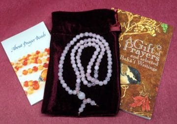 Lapis Bahai Prayer Beads