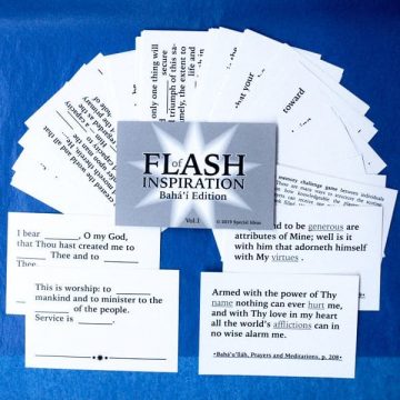 Flash of Inspiration Baha'i Flash Card Game