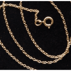 Gold Plated 18″ Cable Chain