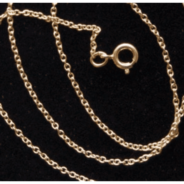 Gold Plated 18″ Cable Chain
