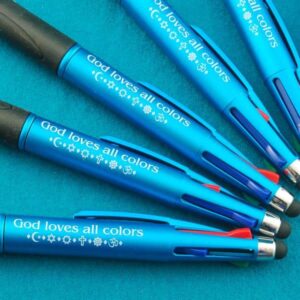 God Loves All Colors 4-color pen