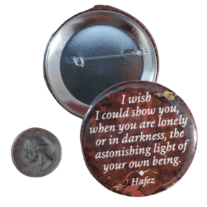 Hafez “Astonishing Light of Your Being” button