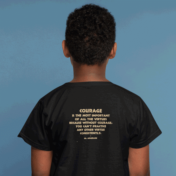Courage is needed T-shirt back