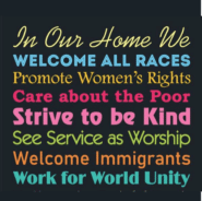 In Our Home – Interfaith Yard Sign Cover