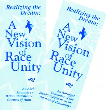A new vision of race unity