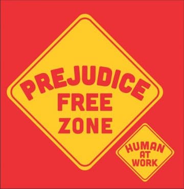 Prejudice Free Zone on Red