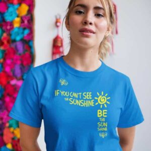 Be the Sunshine T-shirt in Bahji Blue