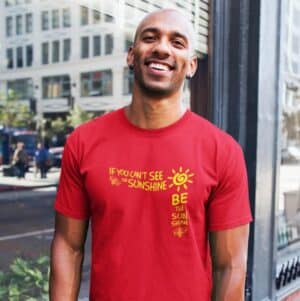 Be the Sunshine T-shirt in Red