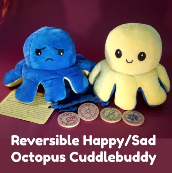 Happy/Sad Octopus CuddleBuddy