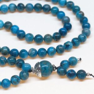 Crazy Lace Agate Baha'i Prayer Beads