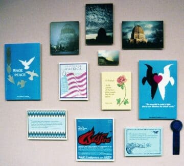 Bahai posters from 1984