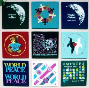 Bahai t-shirts we sold back in the 80's