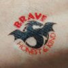 Brave Honest & Kind Dragon Temporary Tattoo