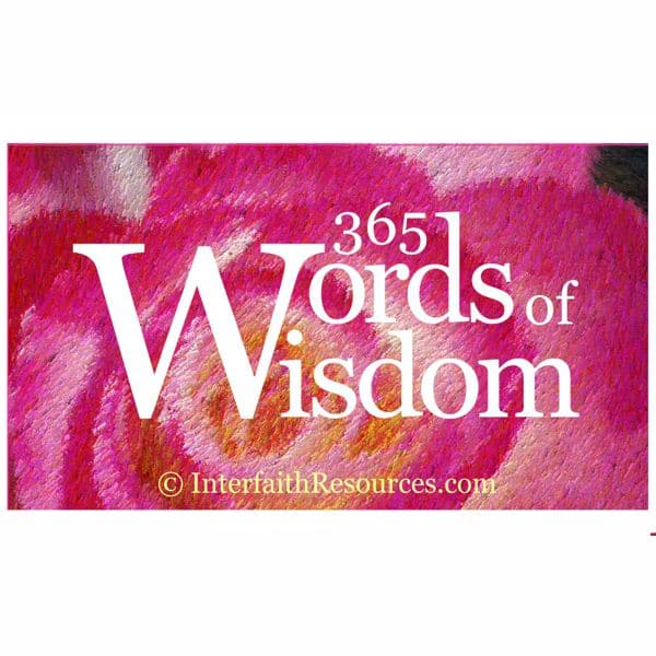 365 Words of Wisdom Cards