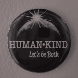 Human Kind magnet - front and back
