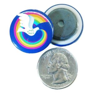 Rainbow Peace Dove Mini-Magnet
