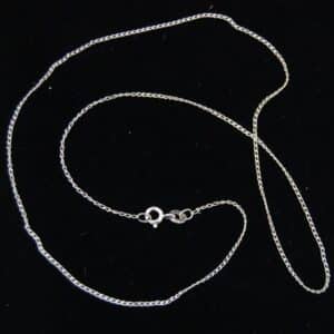 18" sterling cable chain