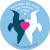 Let’s Unite the World One Heart at a Time Stickers
