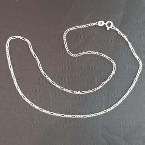 16" Sterling Silver Figaro chain