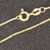 Closeup of Gold Vermeil Chain