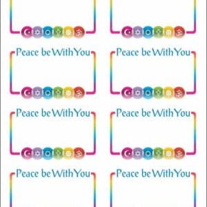 Interfaith Name Tags now come in sheets