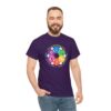 Man wearing Purple Interfaith T-shirt