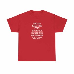 Drugs T-shirt in Red