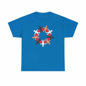 Unity in Diversity T-shirt in Sapphire Blue