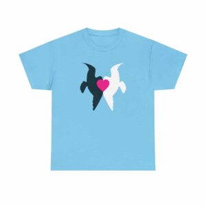 United Doves T-shirt in Sky Blue