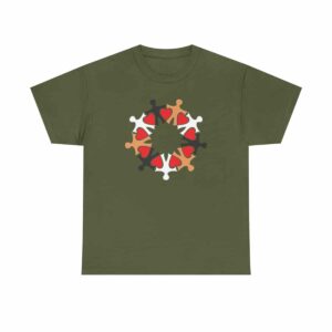 Unity in Diversity T-shirt in Military Green