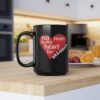 15 oz No Room in my heart for prejudice mug on counter