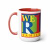 WeR1 Family Coffee Mugs, 15oz