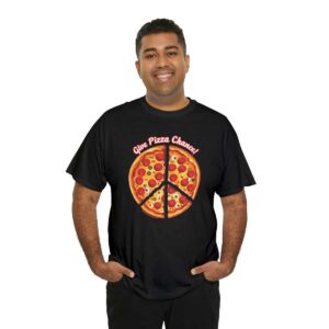 Give Pizza Change in Black
