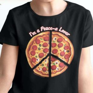 Peace-a Lover Kid's T-shirt closeup