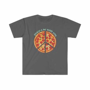 Peace-a Be with You T-Shirt in Charcoal