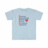 A Nurse's Virtues T-shirt in Light Blue