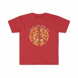 Peace-a Be with You T-Shirt in Red