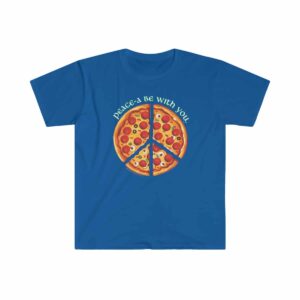 Peace-a Be with You T-Shirt in Royal Blue