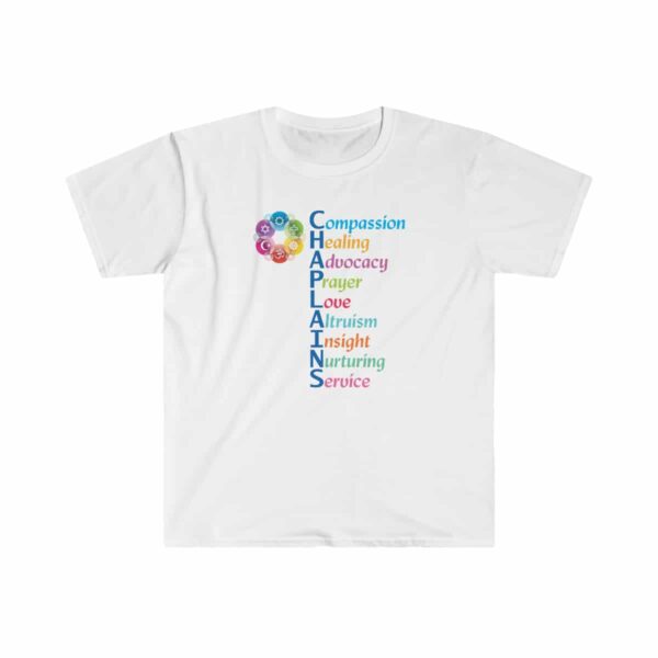 Interfaith Chaplain's Character T-Shirt in White