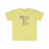 A Teacher's Virtues T-shirt in Corn Silk Yellow