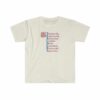 A Teacher's Virtues T-shirt on Natural