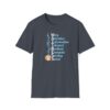 Waitress’ Qualities T-Shirt in Heather Navy