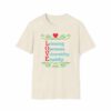 Signs of LOVE t-shirt on Natural