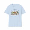 We are all Flowers of one Garden T-shirt - Light Blue