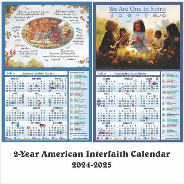 Interfaith Calendar for 2024-2025